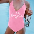 thumbnail image 2 of MKLEKYY Trajes De Baño Dama Women V Neck Fashion Print Strap Swimsuit Sexy Bikini Swimwear Bathing Backless Sleeveless Swimsuit, 2 of 5