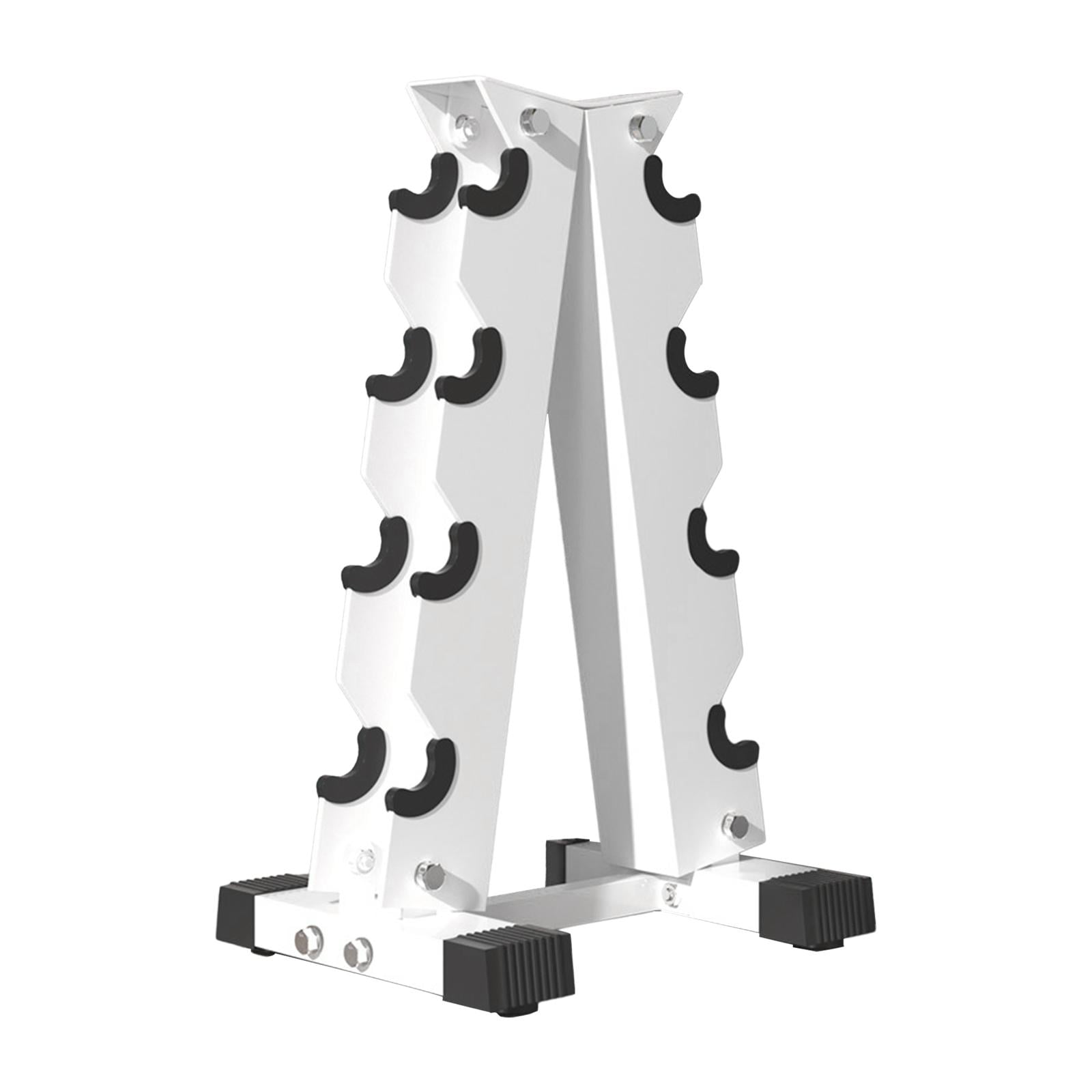 Baoblaze Dumbbell Rack Dumbbell Bracket Sturdy Small for Strength Training 4 Tier