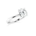 thumbnail image 5 of Unique Moments IGI Certified 3 Carat Round Solitaire Lab Grown Diamond Engagement Ring 14K White Gold (F-G,VS2), 5 of 6