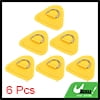 thumbnail image 2 of Unique Bargains 6 Pcs Patch Anneau D PVC Acier Inoxydable Forme Triangle Anneau D Vert pour Kayak Canot Pont, 2 of 7