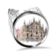 thumbnail image 1 of La Catedral de Milan en Milán, Italia Anillo de compromiso de boda de amor ajustable Unbranded M, 1 of 3