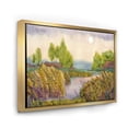 thumbnail image 3 of Designart 'Lake In The Reeds With Full Moon' Nautical & Coastal Framed Canvas Wall Art Print, 3 of 5