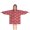 Red Christmas Deer, variant on Red and White Christmas Pattern Blanket Hoodies for Kids 6-13YR Oversize Wearable Blanket Hoodies for Boys Girls Teens