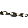 thumbnail image 4 of Nuvo Lighting Jenkins 32 Inch 4 Light LED Vanity Matte Black with Frosted Glass, 4 of 5