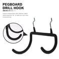 thumbnail image 4 of OULII 2 Pcs Supports d'Outils en Panneau Perforé Robustes Noirs pour Atelier, 4 of 7