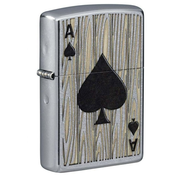 Zippo Lighter: Ace of Spades - Street Chrome 81191