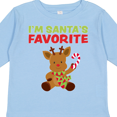 thumbnail image 4 of Inktastic I'm Santa's Favorite Reindeer Boys or Girls Long Sleeve Toddler T-Shirt, 4 of 5