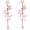 Rose gold, variant on Hypoallergenic Sparkly Big Star Dangle Earrings Long Tassel Earrings Dangling Celestial Jewelry for Christams Gift[h3777]
