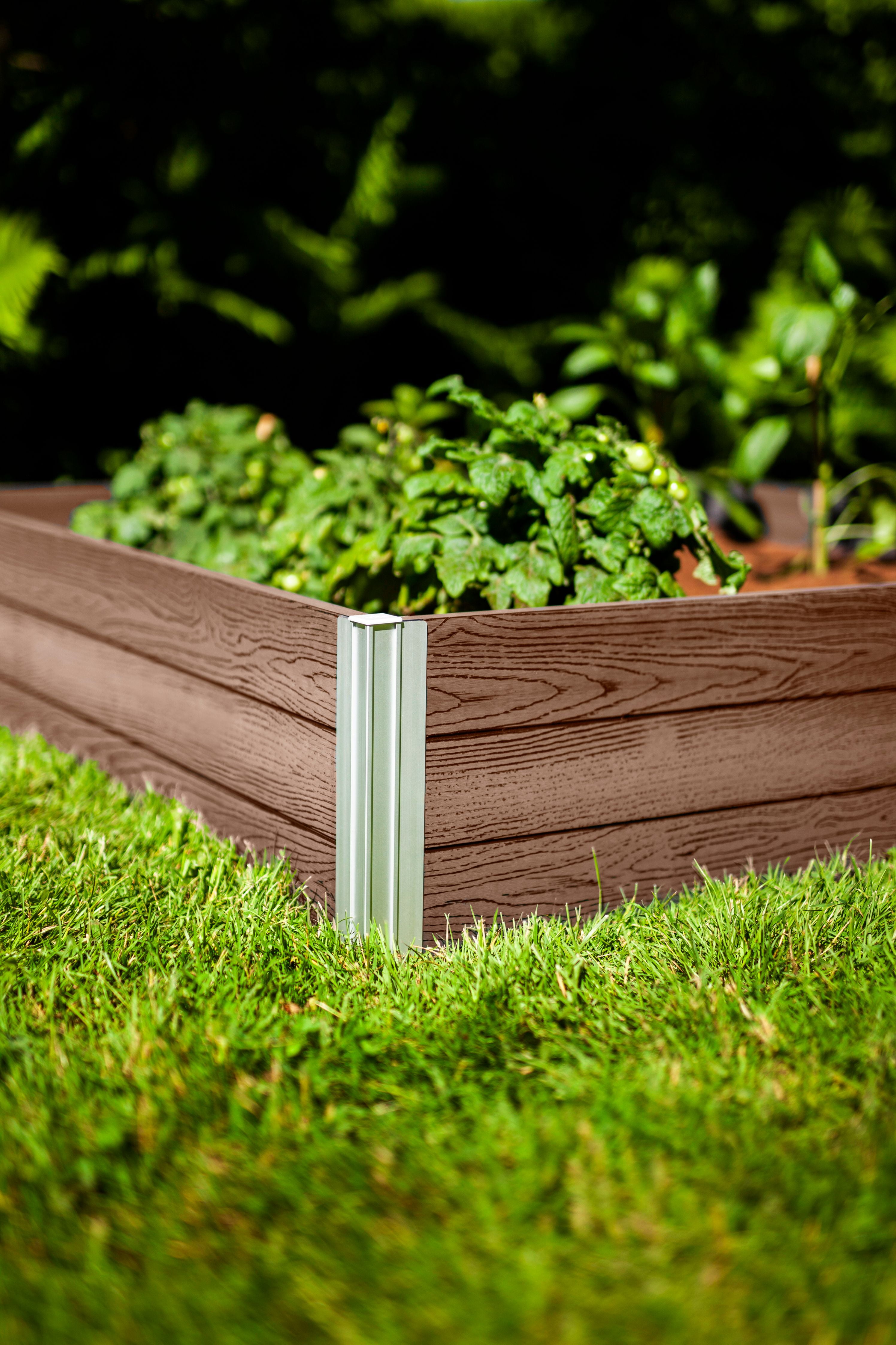 Vita Gardens VT17600 Urbana 4x4x11 Modular Slate Grey Garden Bed