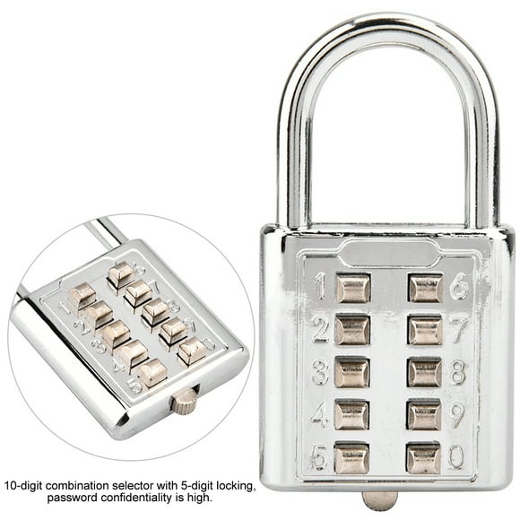 Gupbes Password Button , High Confidentiality Password , Gym Locker Lock Luggage Zipper For Drawer Small Cabinet