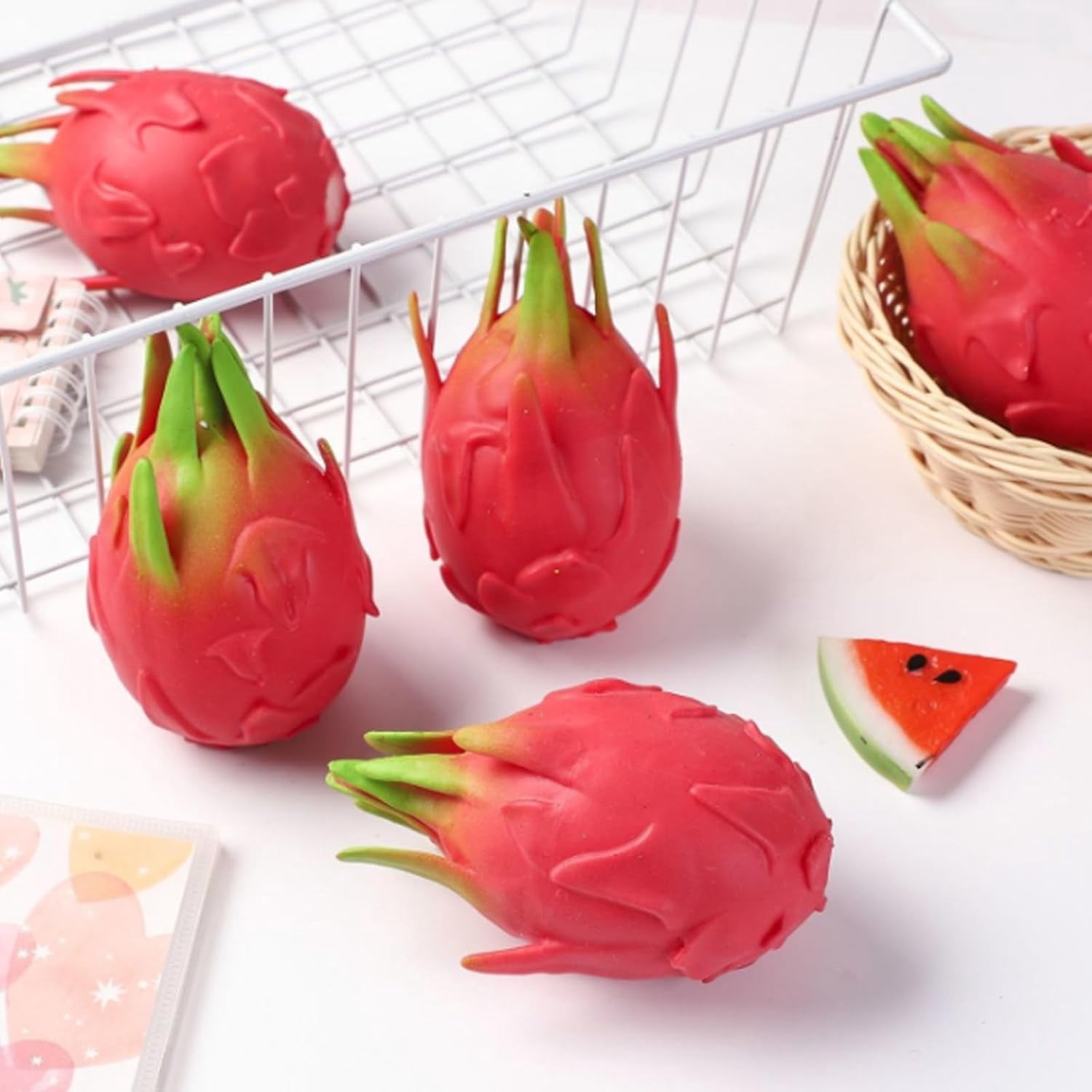 Dragon Fruit Squishy, Giant Jumbo Dragonfruit Squishy for Adults