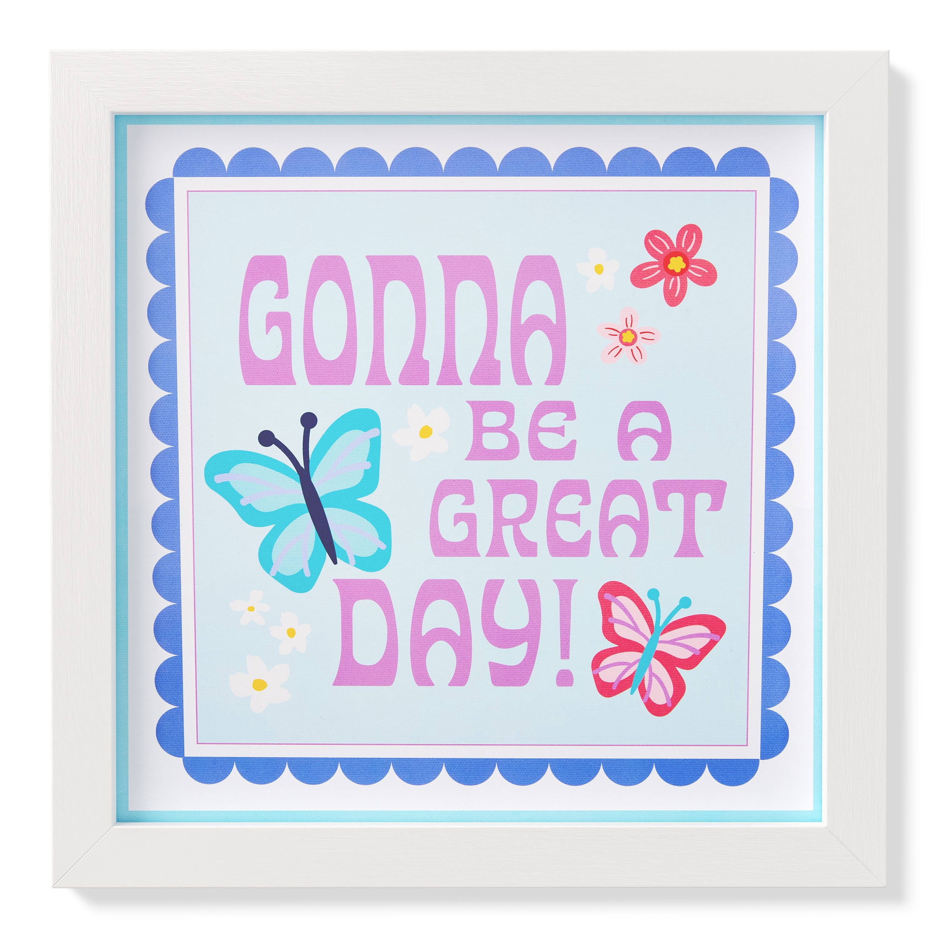 Mainstays Kids Great Day 2-Piece Framed Wall Art Set