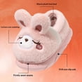 thumbnail image 6 of LIIPEE Kids Cartoon Slippers For Girls And Boys Cute Non- Flat Bottom Slipper Booties Fall Winter Warm Fuzzy Comfortable House Shoes,8-9 Years, 6 of 6