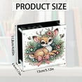 thumbnail image 2 of 5D DIY Diamond Painting Pencil Holder Kit Christmas Reindeer Theme Special Shape Design Artistic Home Decor and Gift Selection, 2 of 7