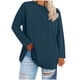 thumbnail image 2 of Xuyuer Womens Plus Size Tops Basic Long Sleeve Shirts Crew Neck T Shirt Fall Outfits Loose Fit Casual Blouses, 2 of 5