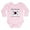 Petal Pink, variant on CafePress - Half Korean Body Suit - Long Sleeve Cotton Baby Bodysuit