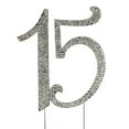 thumbnail image 1 of Sparkling Rhinestone Metal Crystal Cake Topper, 1 of 1