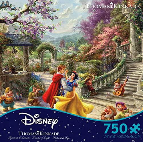 NEW Disney Thomas Kinkade 750 piece puzzle Mulan Blossoms of Love,1-4 Day Ship 