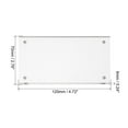 thumbnail image 2 of Uxcell 2.8" x 4.7" x 0.2" Acrylic Picture Frame Magnetic Photo Frames Display Double Sided, Clear, 2 of 6