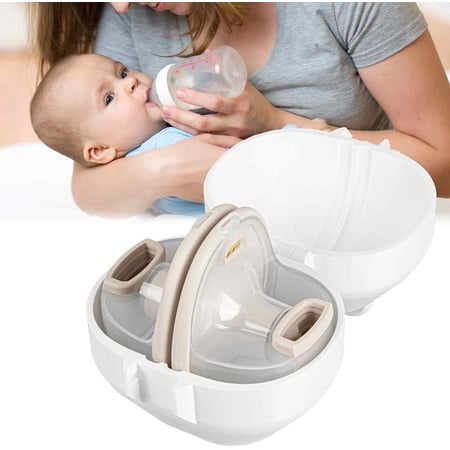 Breast Pump Storage Case Compatible with Eufy S1/S1 Pro/E10/E20, Upright Fridge-Safe Holder with Handle, Portable Carrying Case for Work Travel and Daily Use