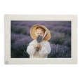thumbnail image 4 of Electronic Video Picture Frame, Remote Control White HD IPS Screen Support Card Playback Digital Photo Frame Motion Sensor  for Party for Advertising US Plug, 4 of 8