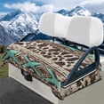 thumbnail image 2 of Aplkyhs Aztec Cow Print Golf Cart Seat Covers Travel Sports Golf Cart Covers Fits Most Golf Carts Keeps Seats Clean and Comfortable Machine Washable, 2 of 7