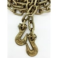 thumbnail image 3 of Peerless Chain Utility Yellow Zinc Plated Tow Chain & Hooks, 1/4" x 12', #4861210, 3 of 5