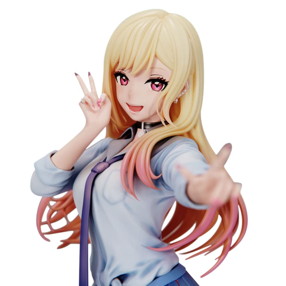 Dupurit Latest OtakuGentleman Japanese Anime My Dress-Up Darling Kitagawa Marin Action Figure Wonderful Works School Uniform Version Exquisite Boxed10.8in