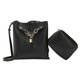 thumbnail image 2 of Bolsa Bandolera de Cuero para Mujer, Monedero Vintage Bolso de Hombro para Mensajero Bag para Trabajo Viaje Deporte Negro Baoblaze Bolsos de mano para mujeres, 2 of 7