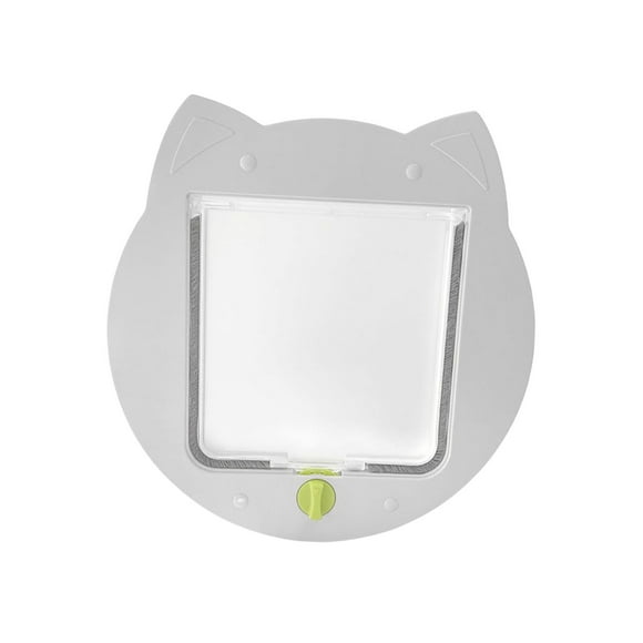 Puerta portátil para gatos, puerta para gatitos, suministros para mascotas, resistente a la intemperie, fácil de instalar, puerta para mascotas para Sunnimix puerta de gato