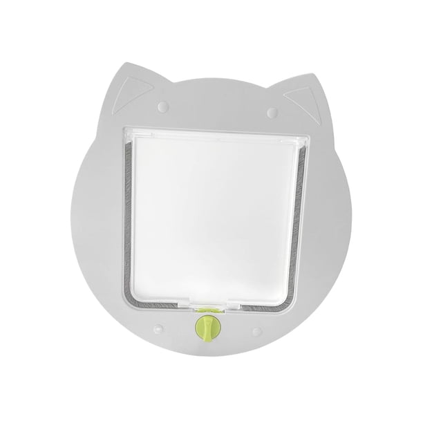 Puerta portátil para gatos, puerta para gatitos, suministros para mascotas, resistente a la intemperie, fácil de instalar, puerta para mascotas para Sunnimix puerta de gato