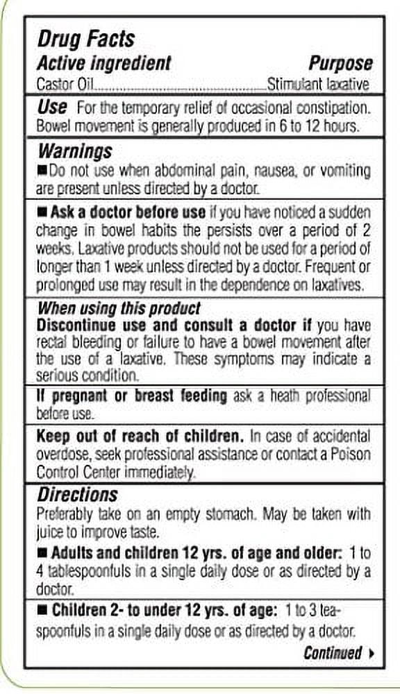 Humco Castor Oil, 16Fl. Oz.