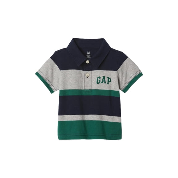 Polo GAP para niños con el logotipo de GAP, uniforme azul marino, talla XS