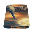 thumbnail image 2 of CADecor Cute Elephant Blanket Throw Super Soft Warm Bed or Couch Blanket 58x80 inches, 2 of 2
