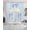 Blue, variant on Green Bow Swag Valances for Windows, Small Curtains Drapes, Cute Bowknot Minimalist Solid Color Kitchen Window Curtains Over Sink Rod Pocket Window Treatment Valance for Bedroom/Bathroom 56"x36"