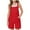 ZB-Red, variant on Zanarzt Teen Girl Summer Jumper Girls Rompers Ruffle Sleeveless Summer Short Jumpsuit High Waist Solid Outfits Back to School Clothes Pink,7-8 Years