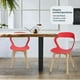 thumbnail image 3 of Set Sillas Mundo In Moura 4 Sillas para Comedor Sala Moderna Rojo, 3 of 8