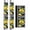 Black, variant on Green Waves Stripes Refrigerator Door Handle Covers Set of 2, Vintage Minimalist Lines Texture Fridge Door Handle Protector Kitchen Appliance Cover for Refrigerator Oven Dishwashers Microwave