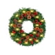thumbnail image 1 of Artificial Christmas Wreath With Pinecone Red Berries Led Light Garland For Front Door Wall Farmhouse Decor Outdoor Indoor Party Supplies, 1 of 5