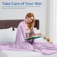 thumbnail image 3 of Cooling Blanket, Summer Cooling Blankets for Hot Sleepers, Arc-Chill Q-Max>0.5 Cool Fiber, Oeko-TEX 100% Certified, Soft, Breathable, Double-Side Bed Throw,Keep Cool for Adults Kids 50"x70", 3 of 5