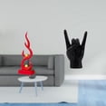 thumbnail image 2 of Escultura de resina con gesto de mano, estatua creativa de de fuego, adorno para oficina, patio, estantería, apartamento, dormitorio, decoración,, 2 of 8