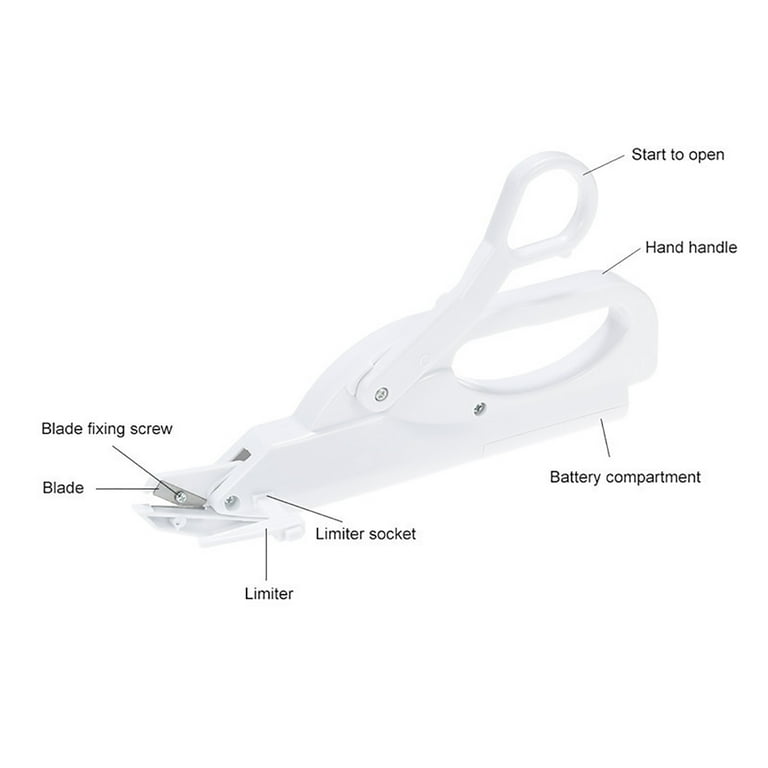 Shanrya Handheld Electric Scissors, Thread Tracing Lightweight USB