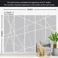 thumbnail image 4 of Tiptophomedecor Abstract Wallpaper Wall Mural - Modern Cobweb, 4 of 7