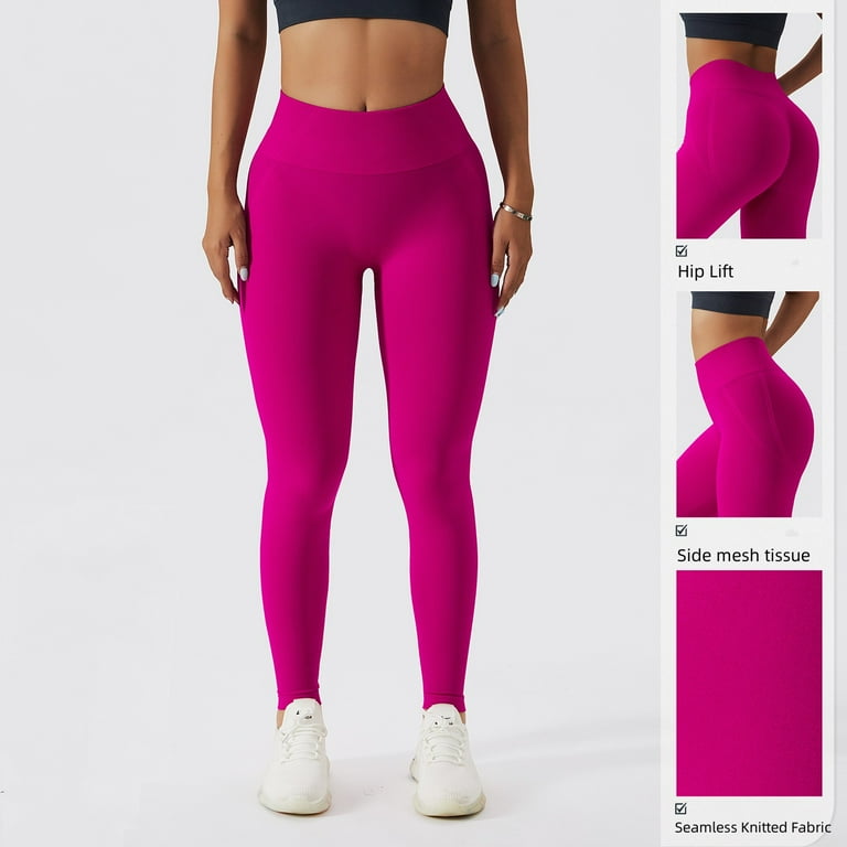 LEZMORE Women High Waisted Yoga Pants Workout Tummy Control Butt