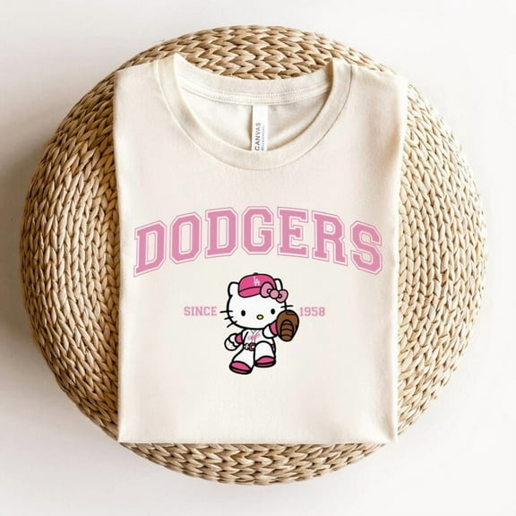 LA, LA Baseball, kitty tshirt, Los Angeles, baseball