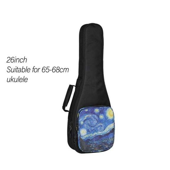 AFQH 21/23/26/30inch Ukulele Blue Star Guitar Bag Holder Waterproof Portable Storage