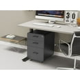 thumbnail image 6 of Monoprice Round Corner 3-Drawer File Cabinet - Black With Lockable Drawer - Workstream Collection, 6 of 6