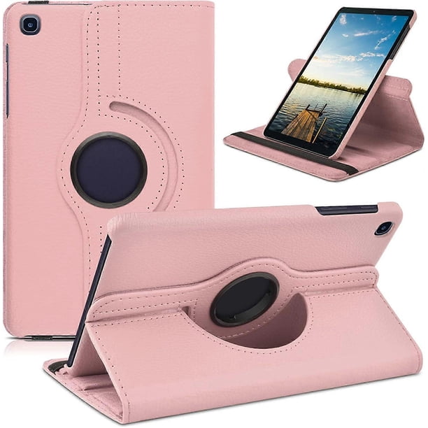 Funda giratoria compatible con Samsung Tab A 8.4" 2020 (modelo: SM-T307), funda para Galaxy Tab A de 8.4 pulgadas, funda protectora ligera de cuero tipo libro con función atril.