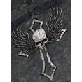 thumbnail image 3 of Xtreme Couture By Affliction Unisex Oversized Boxy Pullover Hoodie Stone Ranger, 3 of 6