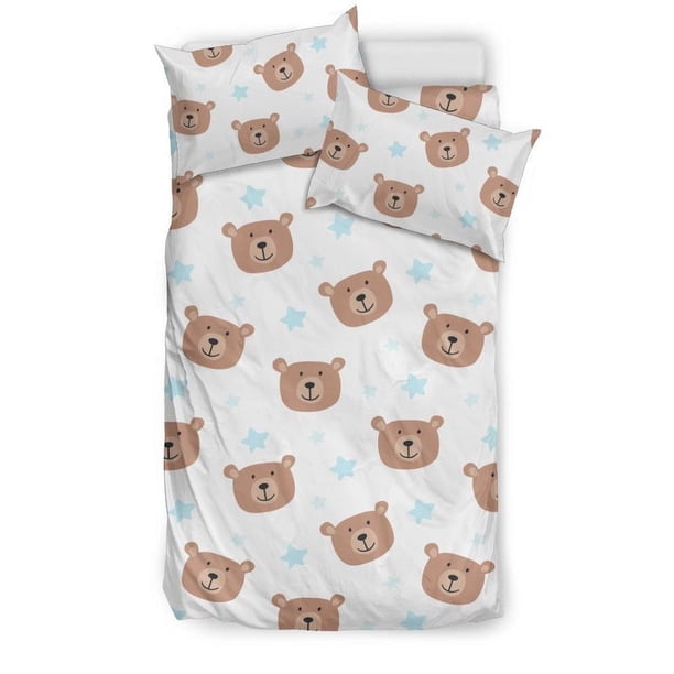 Juego de cama Be02 con estampado de osos